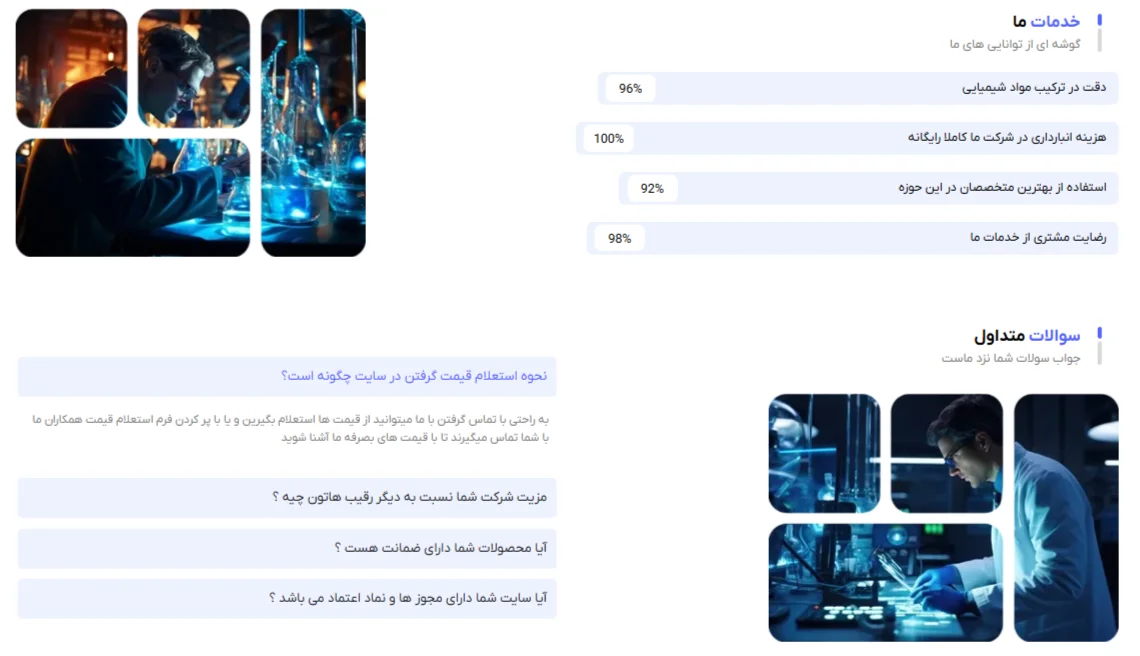 و سوالات متداول گالری تصاویر]