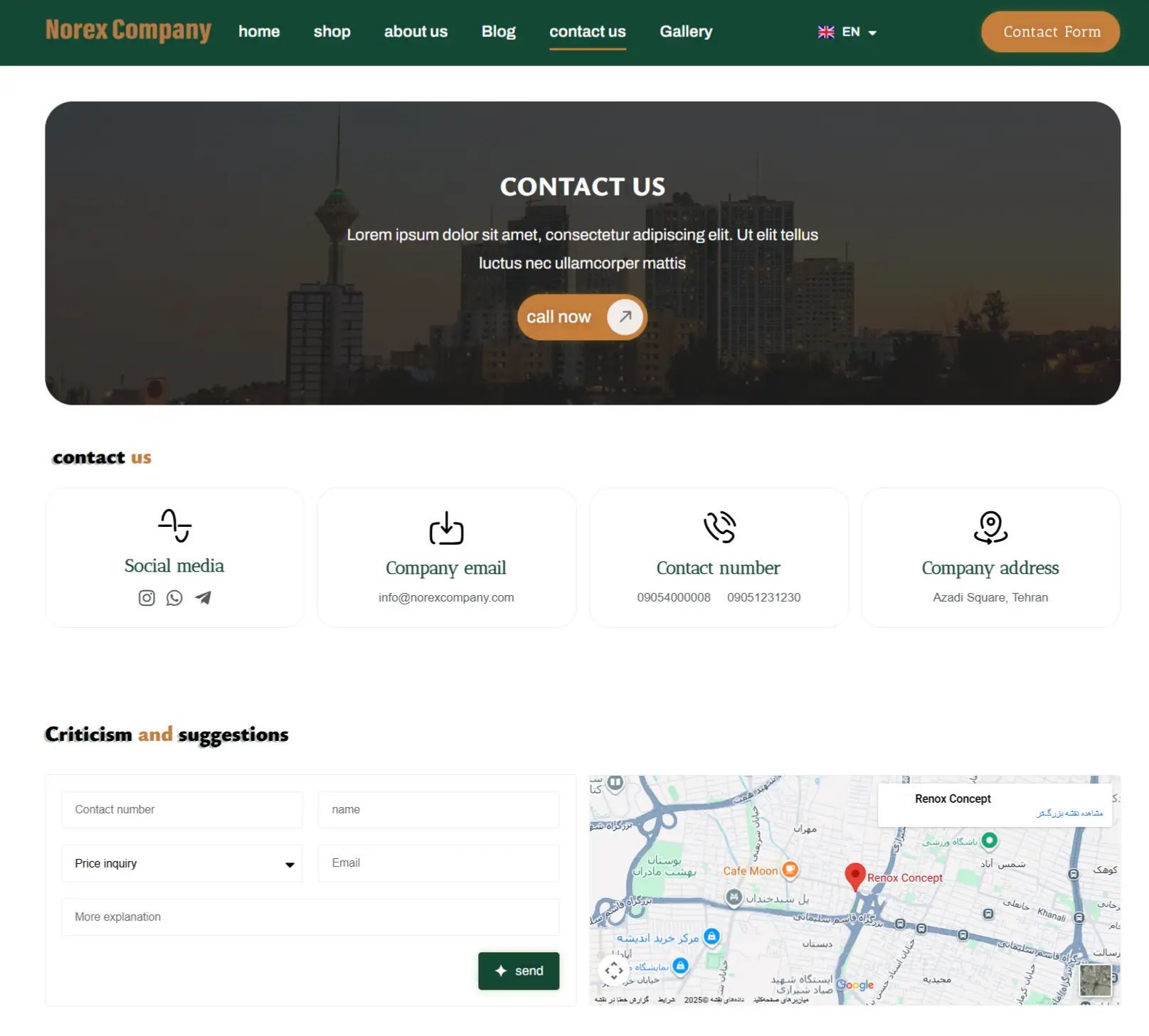 تماس باما نورکس